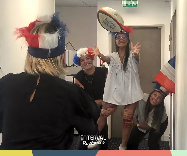 Interval Prestations, agence de recrutement et d'intérim à Toulouse pendant la coupe du monde de rugby.