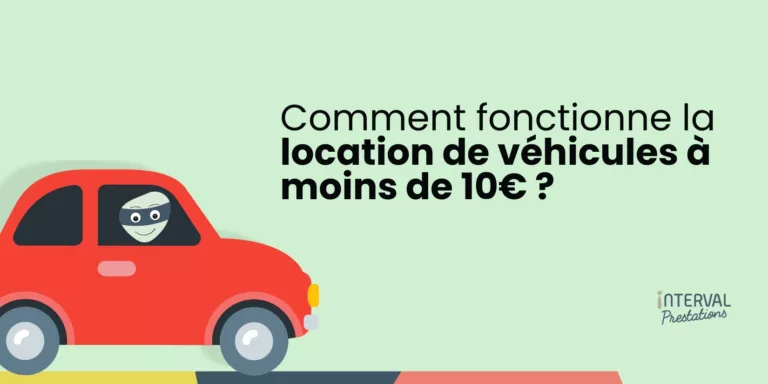 Location de véhicules à moins de 10€ pour les intérimaires.