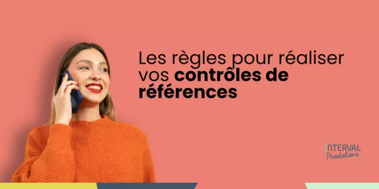 Règles pour réaliser un contrôle de références