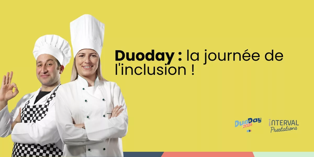 Article de blog sur Duoday, la journée de l'inclusion.